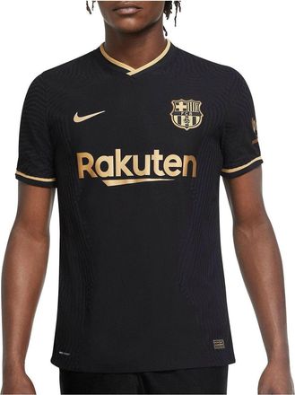 Nike FC Barcelona 20/21 Vaporknit Match Away Jersey Black Gold CD4184-011