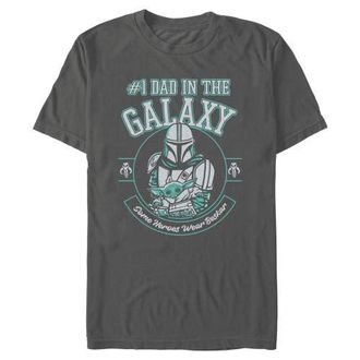 Star Wars Mens Star Wars The Mandalorian Some Dads Wear Beskar Graphic T-Shirt in Pepper at Nordstrom, Size Xxx-Large