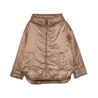 Max Mara Dames, Jassen, Bruin, Maat: S Zijde
