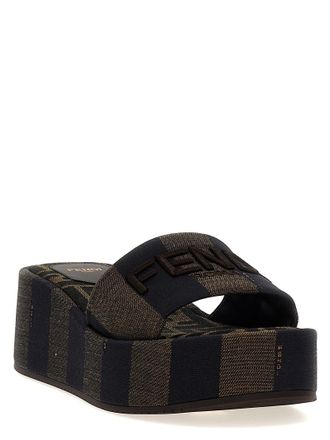 Fendi Sunshine Sandal - Black
