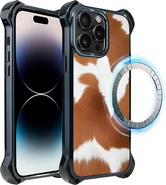 OEM Funda Ibizu Dropguard Ultra Para Iphone 14 Pro Max Con Magsafe, Dise&ntilde;o Call Of The Wild, Alpine Cow