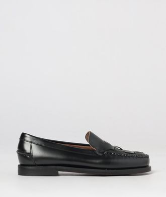 Sebago Mocassini penny loafer Frank in pelle di vitello intrecciata