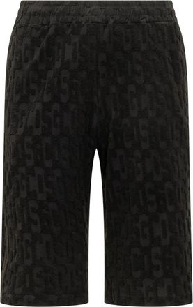 GCDS Monogram Shorts - Heren - Korte Broeken - Zwart - S - Korte Broeken