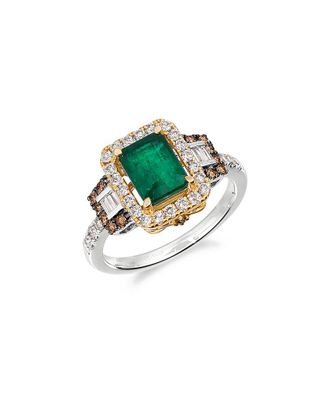 Le Vian Costa Smeralda Emeralds 14K Two-Tone 1.86 ct. tw. Diamond & Emerald Ring