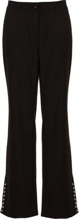 Freebird by Steven Lolani Pants - Dames - Wijde Broeken - Zwart - XS - Polyester - Broeken
