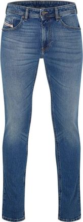 Diesel Mens Mid Rise Straight Leg Jeans in Blue Denim - Size 31W/34L