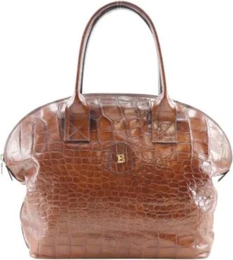 Bally Pre-owned Handbags, female, Brown, Size: ONE SIZE Pre-owned Leather handbags