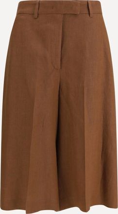 Lardini Bermuda a gamba dritta in twill con pinces Woman 40
