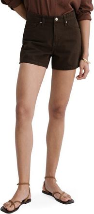 Mango Denim Shorts in Chocolate at Nordstrom, Size 14