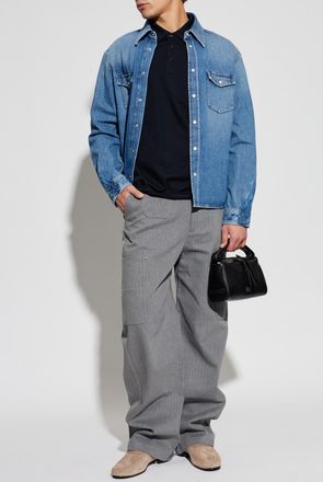 Givenchy Denim Shirt, Mens, Navy Blue