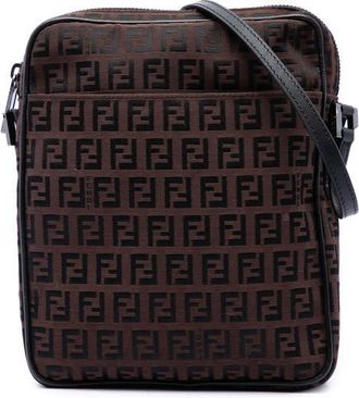 Fendi Pre-owned Fendi Zucchino Canvas Crossbody Unisex 7HQA7QBYB7A7UYZC