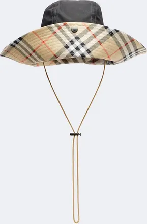 Burberry Burberry Check cotton sun hat