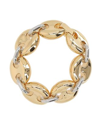 Paco Rabanne Eight chunky-band bracelet - Gold