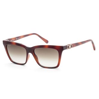 Ferragamo Ferragamo Womens 55mm Havana Sunglasses
