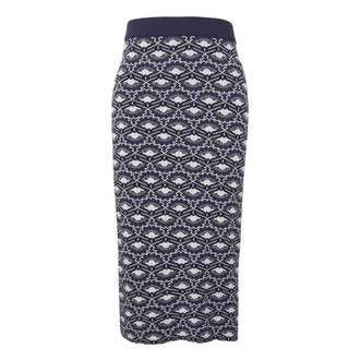 Max Mara Dames, Rokken, Blauw, Maat: XL