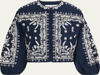 Veronica Beard Drake Embroidered Jacket
