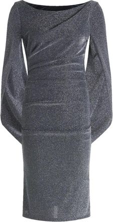 Vera Mont Kleedjes, Dames, Blauw, 2Xl, Glitter Cocktailjurk