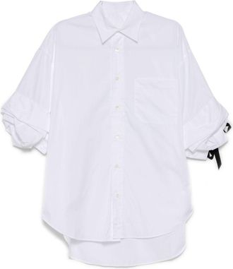 【関税込み】Marina Yee ホワイト デコンストラクト 長袖Tシャツ Marina Yee: White Clothing now up to −72% | Stylight