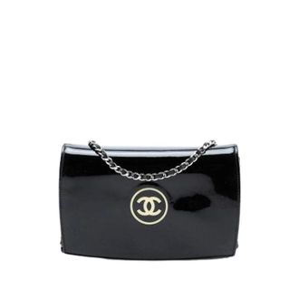 Chanel Pre-owned Wallet on Chain - Dames - Pre-owned - Zwart - Maat: ONE Size Leer