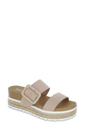 Mia Kenzy Platform Sandal in Blush Brus at Nordstrom Rack, Size 6.5