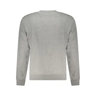 Napapijri Logo-Embroidered Cotton Sweatshirt - Gray