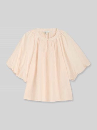 Tom Tailor Denim Relaxed Fit Bluse aus reiner Baumwolle in Apricot, Gr&ouml;&szlig;e XL