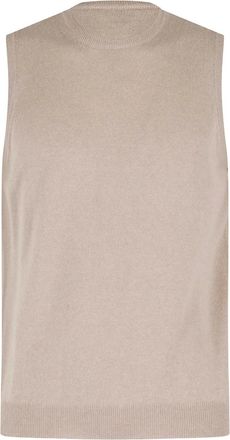 FILIPPO DE LAURENTIIS Geribbelde top - Beige