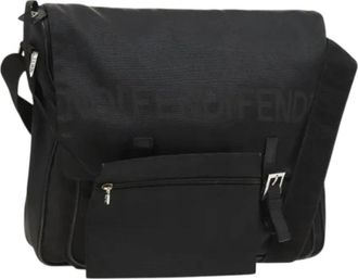 Fendi Pre-owned Nylon fendi-bags - Dames - Vintage Schoudertas - Zwart - ONE Size - Nylon - Vintage
