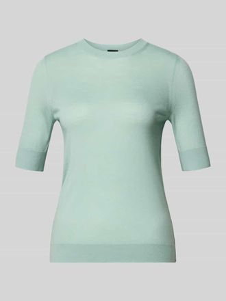 HUGO BOSS Slim Fit Pullover aus reiner Schurwolle Modell FARBELLA in Mint, Gr&ouml;&szlig;e XXL