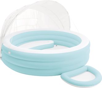 Intex Flotador Lounge De Piscina Con Toldito 277 X 221 X 137 Cm Para Intex