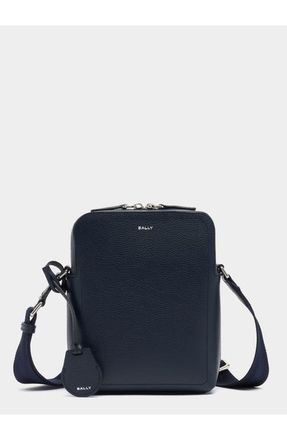 Bally Capitol Crossbody Bag in Grained Bovine Leather in Blue at Nordstrom