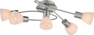 Globo Lighting Plaf&oacute;n - Panna - N&iacute;quel - Metal - E14 - 54533-5d - Globo