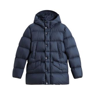 Woolrich Cloud Davis Parka - Heren - Jassen - Blauw - Maat: M Wol
