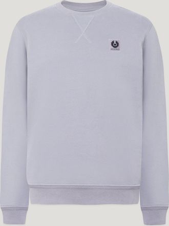 Belstaff Sweatshirt Mens Cotton Fleece Faded Indigo Size 2XL