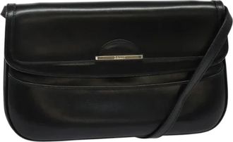 Bally Tweedehands leren schoudertassen - Dames - Vintage Schoudertas - Zwart - ONE Size - Leer - Vintage