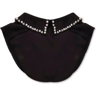 Lele Sadoughi Geo Crystal Collar in Jet 001 at Nordstrom