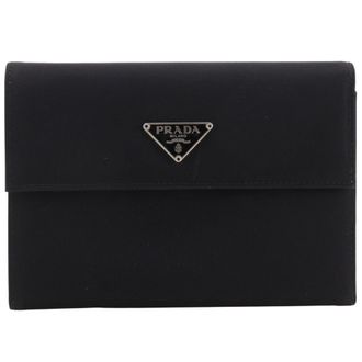 Prada Black Nylon Wallet (Tri-Fold) (Pre-Owned)