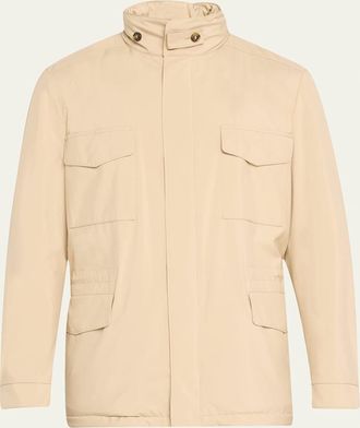 Loro Piana Mens Traveler Windmate Storm System Jacket