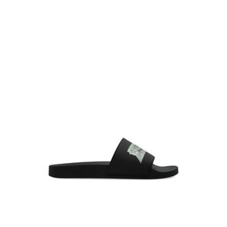 Balenciaga Sliders, male, Black, Size: 13 US Pool Slide Sandal