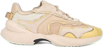 Roberto Cavalli Sneakers met chunky zool - Beige