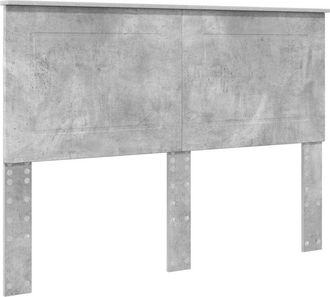 vidaXL Cabecero Gris Concreto 160 Cm Madera Contrachapada Vidaxl