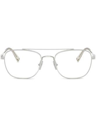 Miu Miu Eyewear Bril met vierkant montuur - Zilver