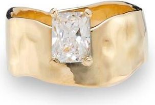 LADY GREY Wade Ring in Gold/Clear at Nordstrom, Size 6