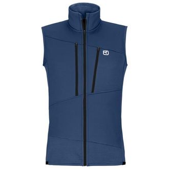 Ortovox Fleece Grid Vest Fleecegilet f&uuml;r Herren | blau