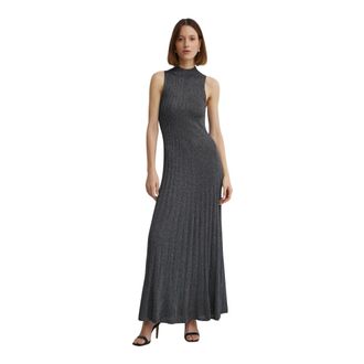 IVY OAK Flora Maxi Jurk - Dames - Kleedjes - Grijs - M - Kleedjes