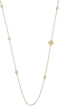 Tory Burch Ketting met parels - Dames - Kettingen - Geel - ONE Size - Accessoires