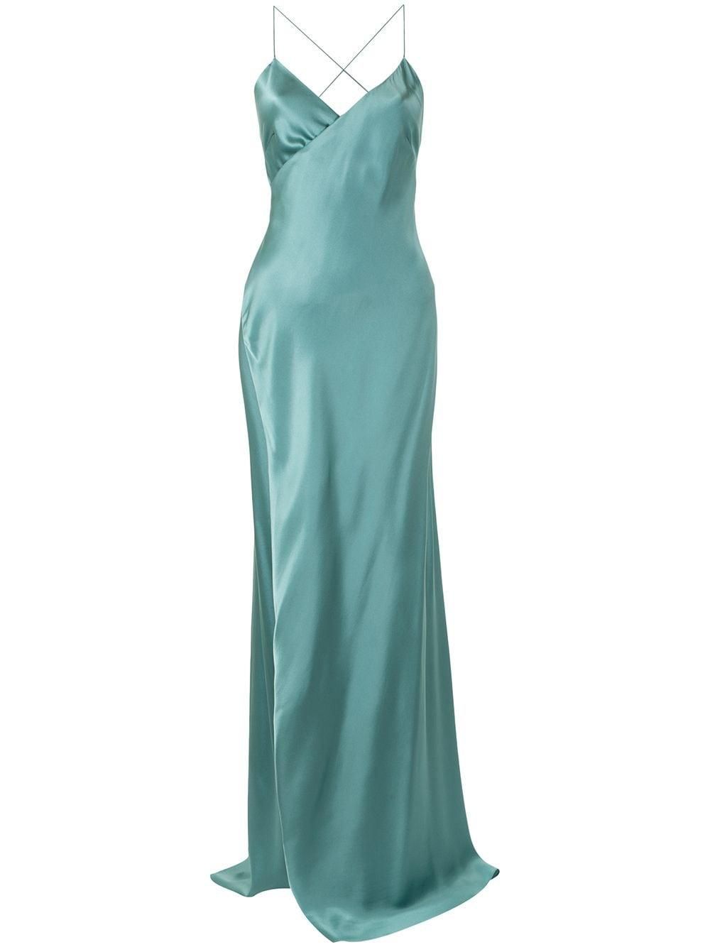 Michelle Mason asymmetric open back gown - women - Silk - 12 - Pink from  $579.00 - on Stylight