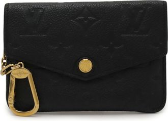 Louis Vuitton Black Noir Monogram Empreinte Leather Coin Purse/Coin Case (Pre-Owned)