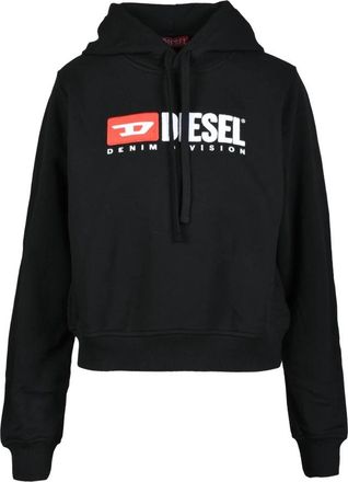Diesel Katoenen Sweatshirt - Dames - Hoodies - Zwart - XS - Katoen - Hoodies & sweatvesten