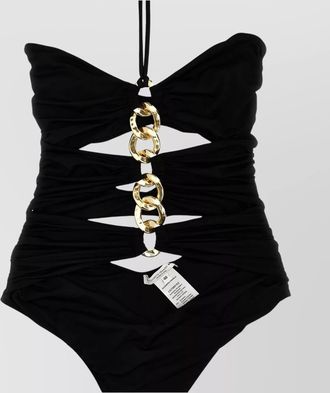 Elisabetta Franchi chain one-piece swimsuit